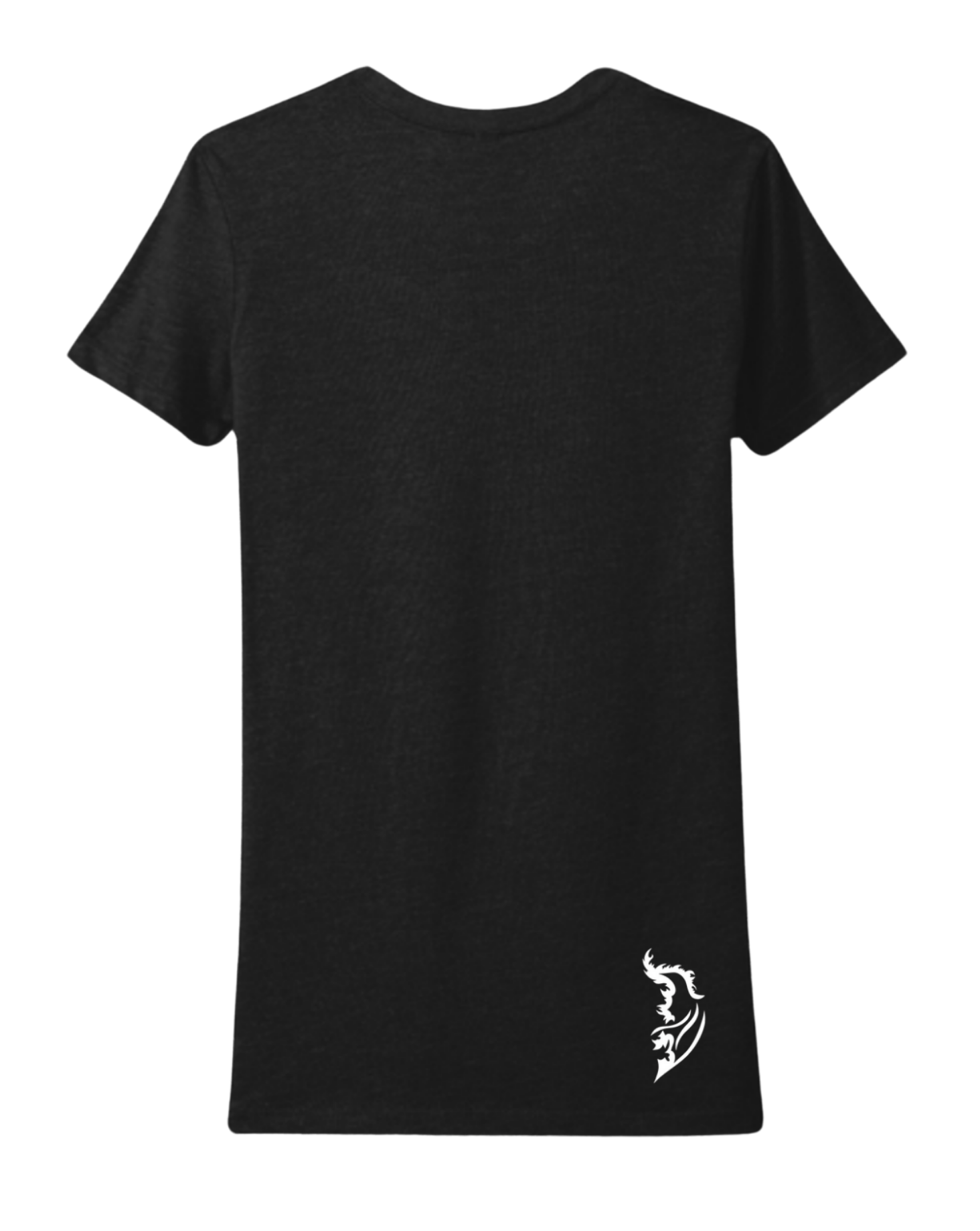 White Angel Wing Logo back bottom right corner