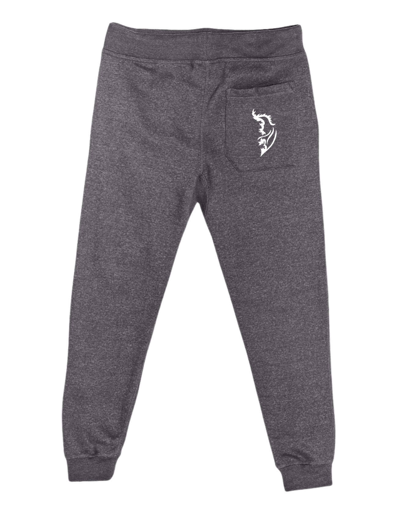 White Angel wing logo on back right pocket