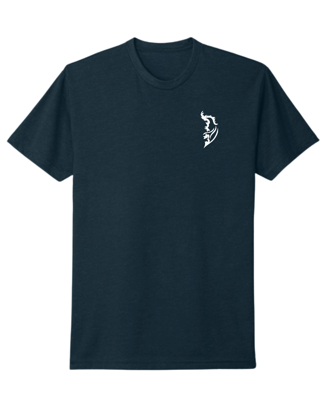 White Angel Wing logo on left chest