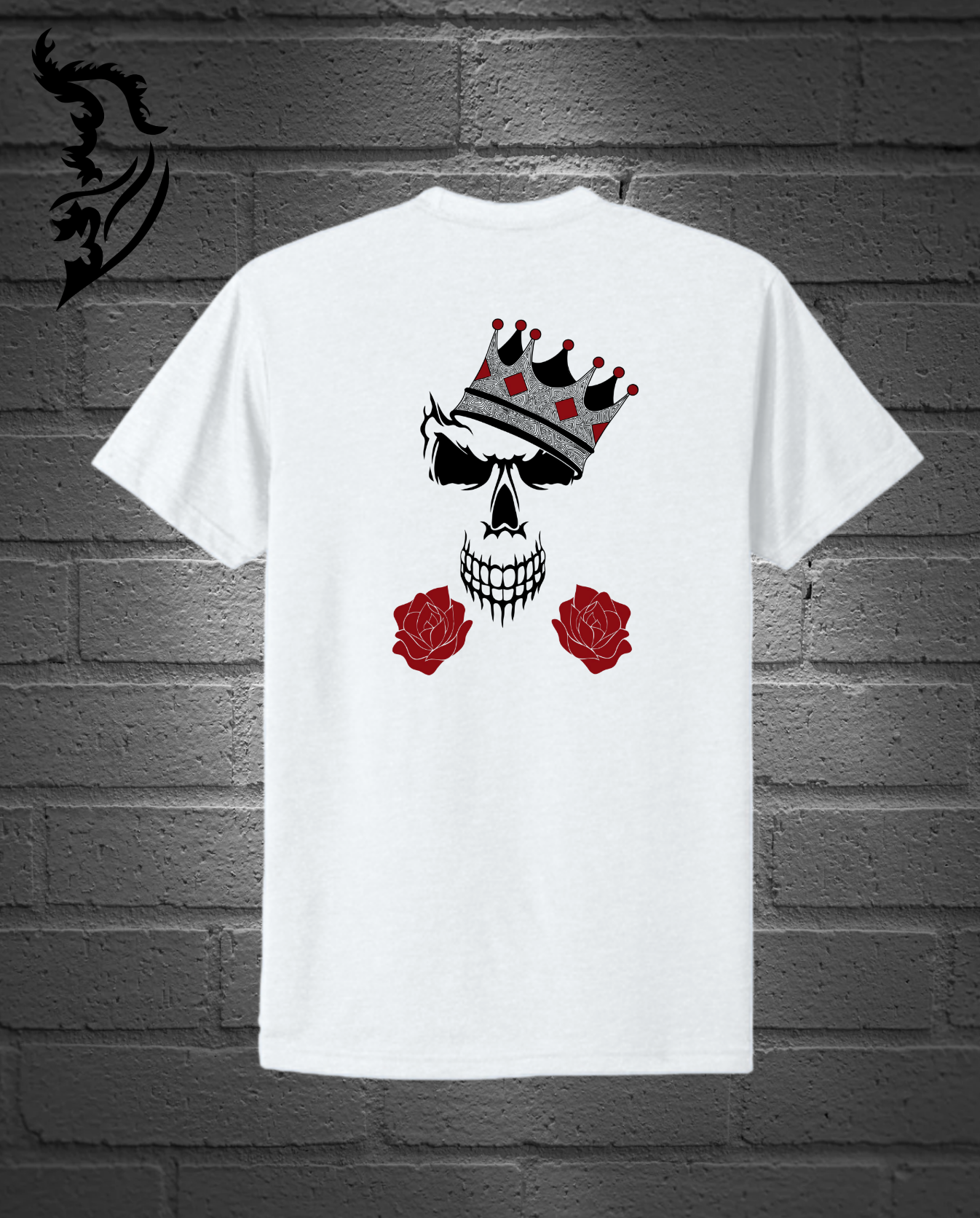 King of Roses Hand-drawn Men's T-Shirt