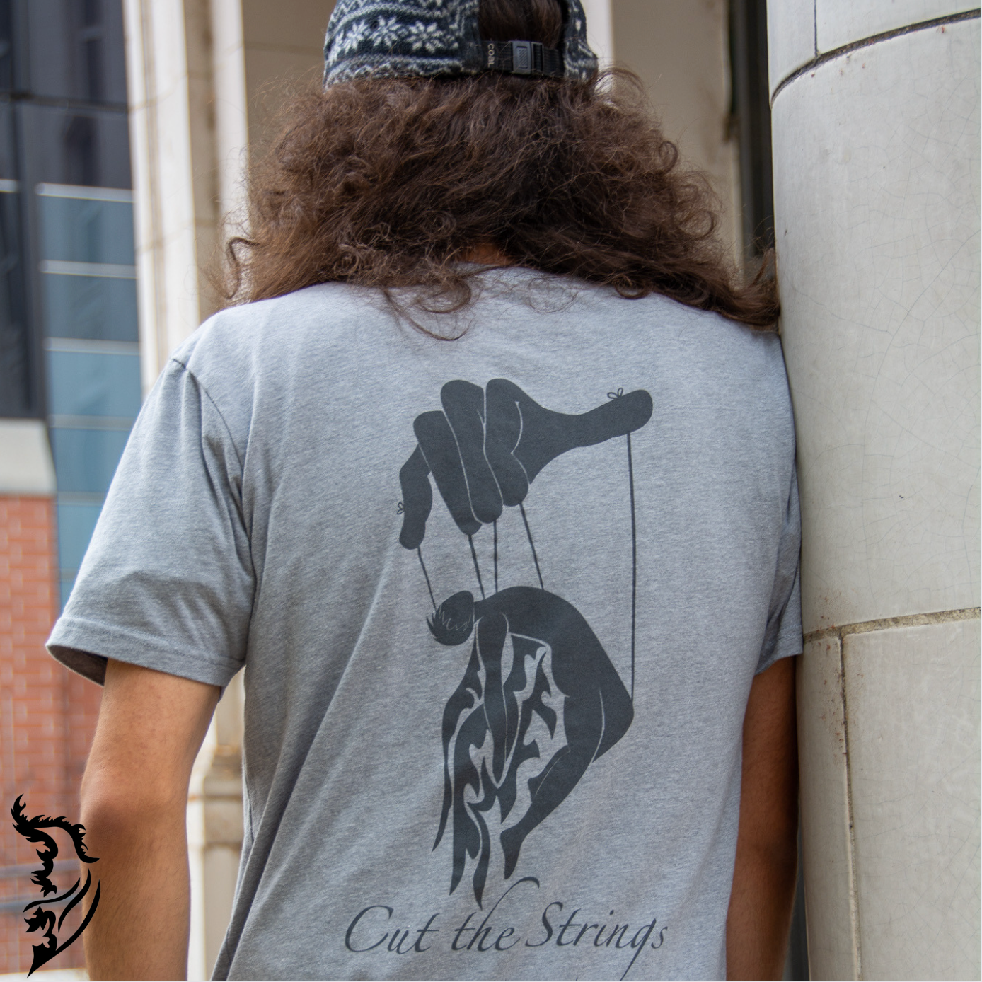Cut the Strings Hand-drawn T-Shirt | Men's