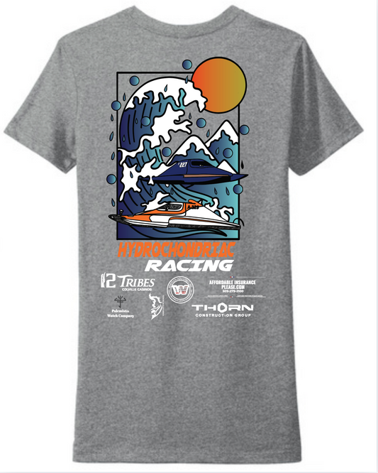 Hydrochondriac Racing Ladies T-Shirt