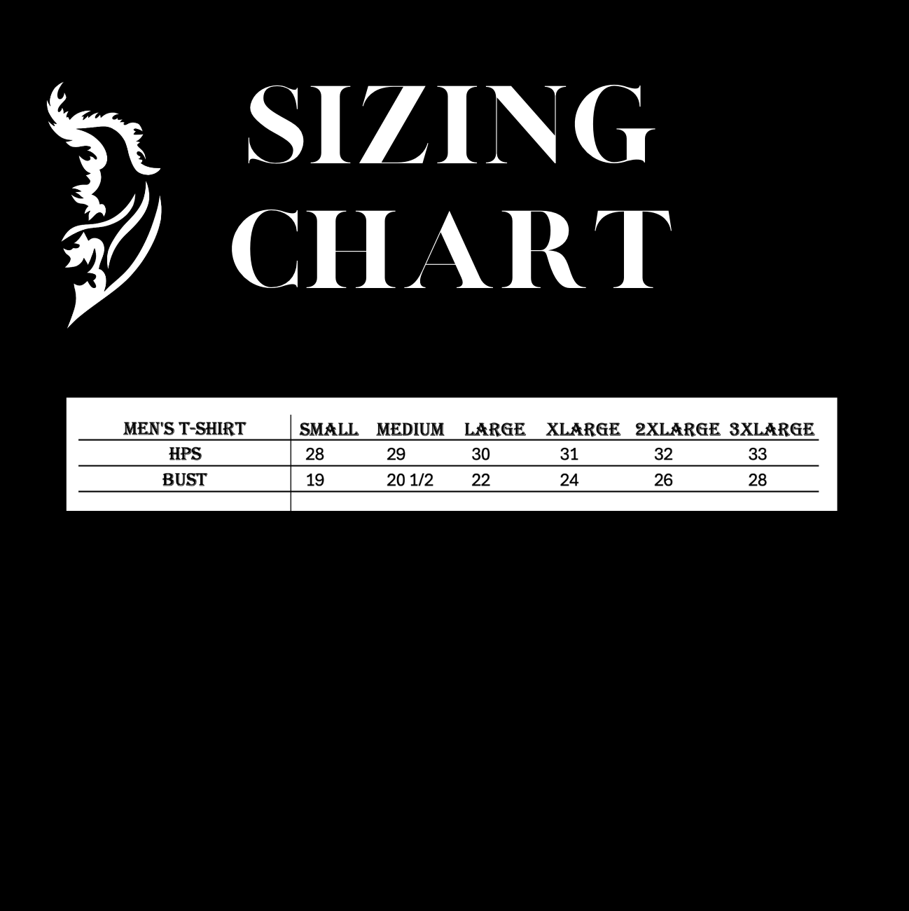 US Sizing Chart