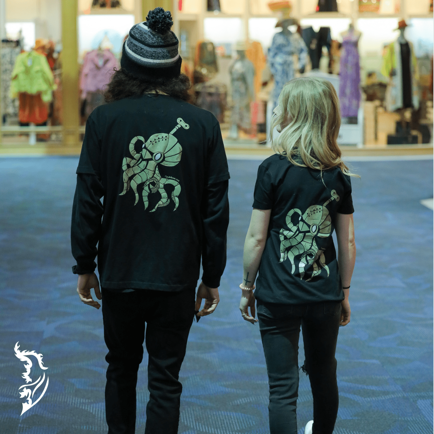 Steampunk Octopus Hand - drawn T-Shirt | Men's