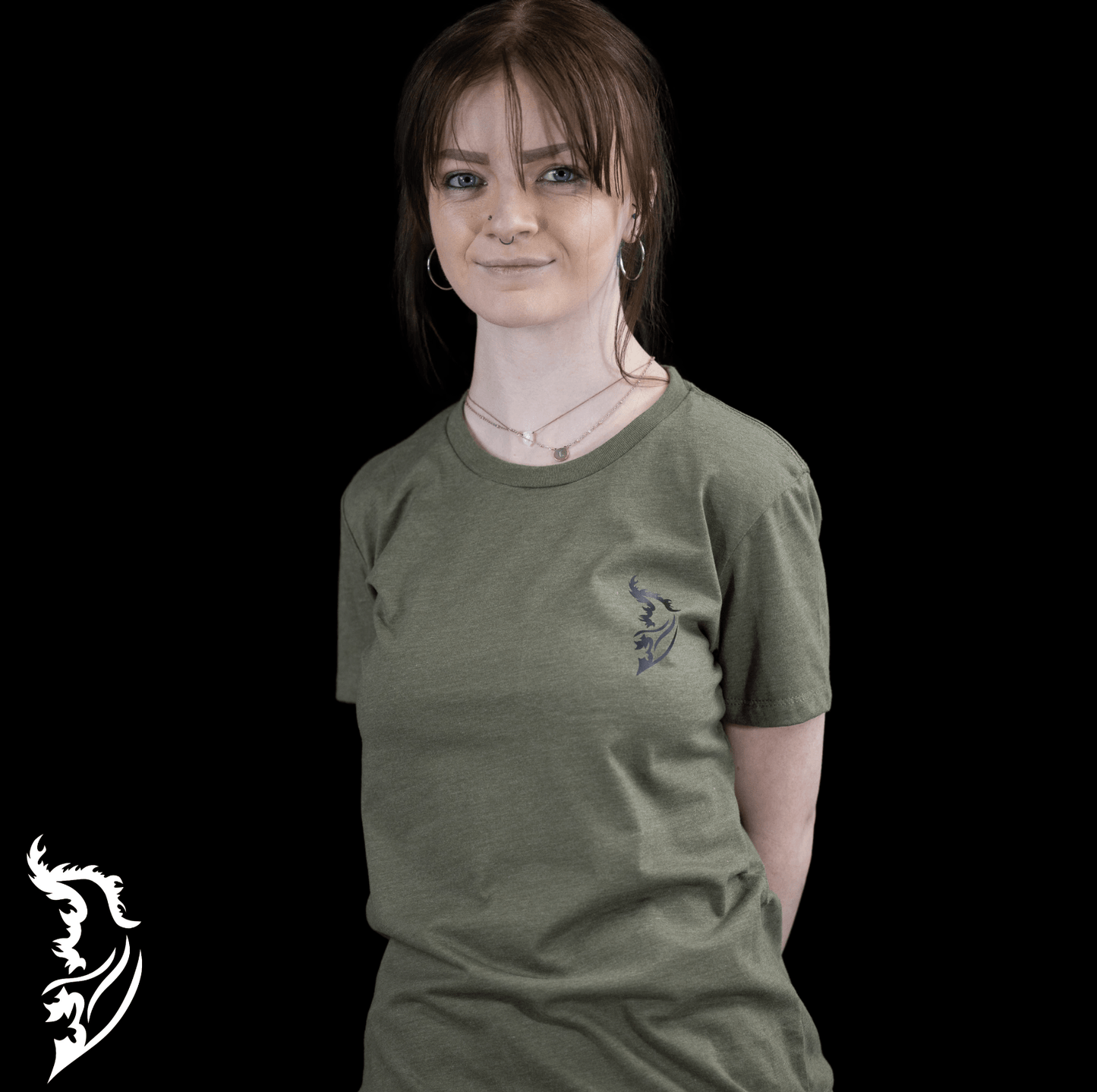 Bear Paw Hand - drawn T-Shirt | Ladies