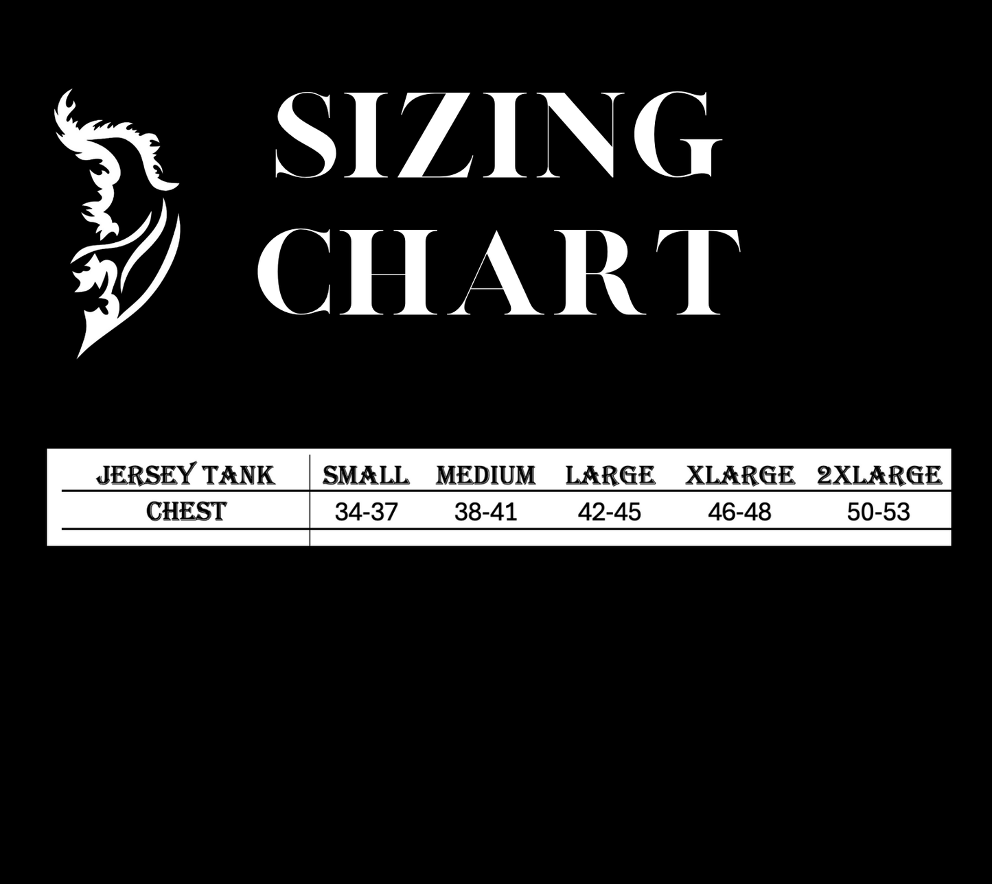 Bombers Men's Jersey Sizing Chart - Street Style By Nickola