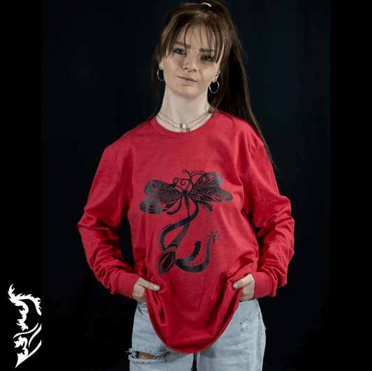 Dragonfly Hand - drawn Long Sleeve