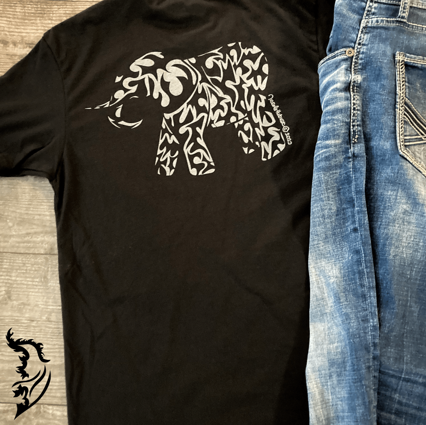 Elephant Hand - drawn T-Shirt | Men's
