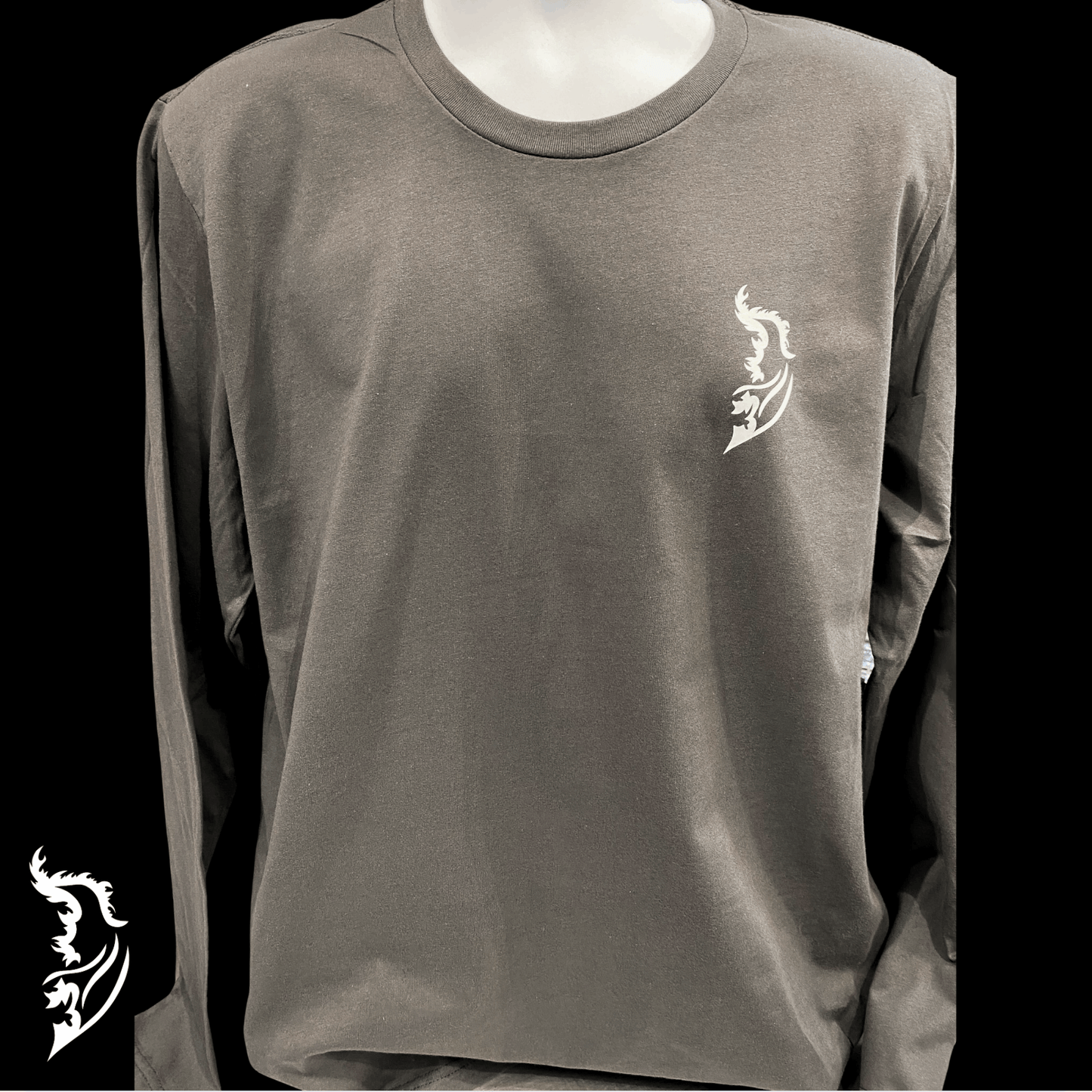 Full Send - Sasquatch Skiing Hand - drawn Long Sleeve