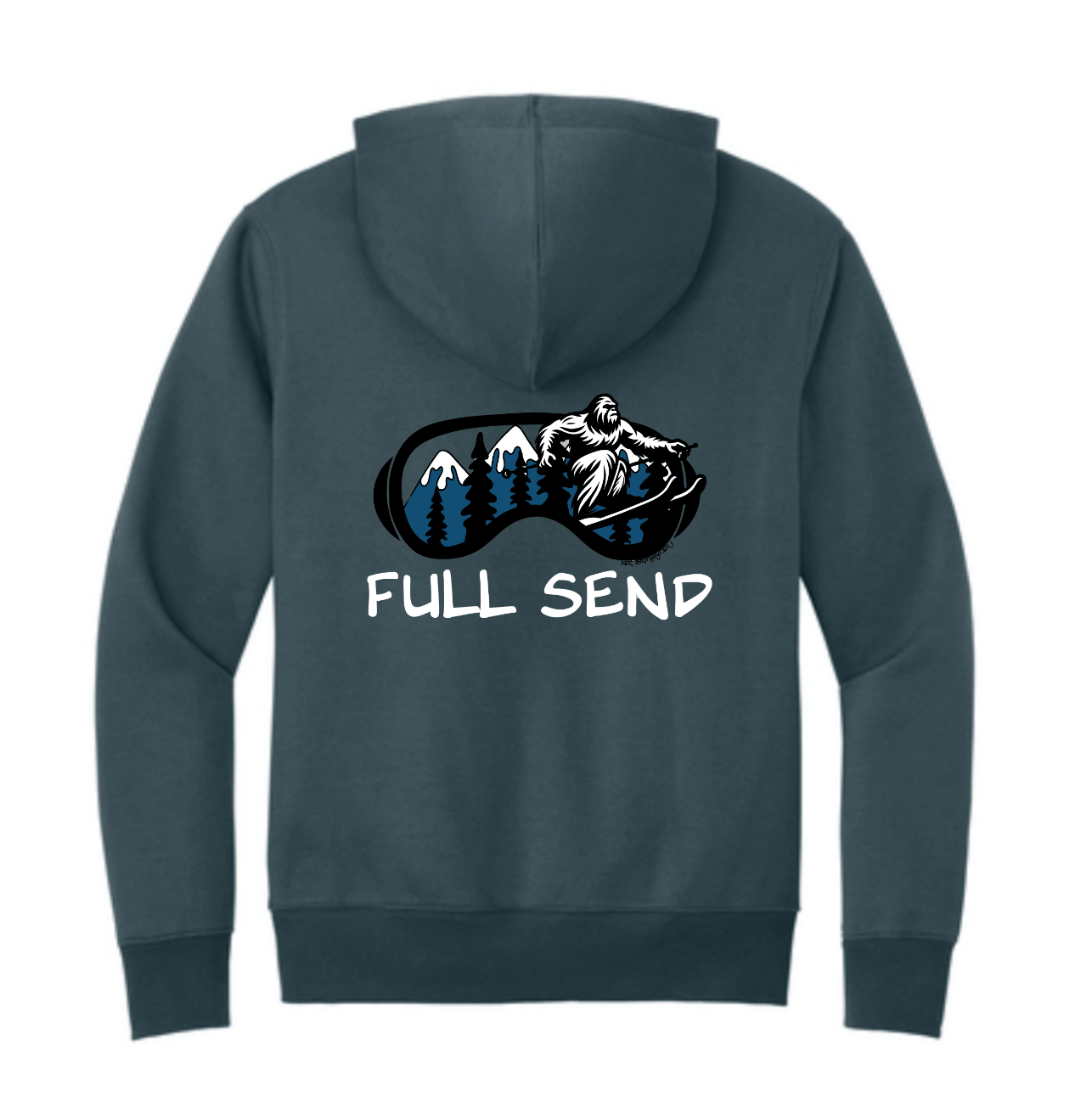 Full Send - Sasquatch Steel Blue Hoodie