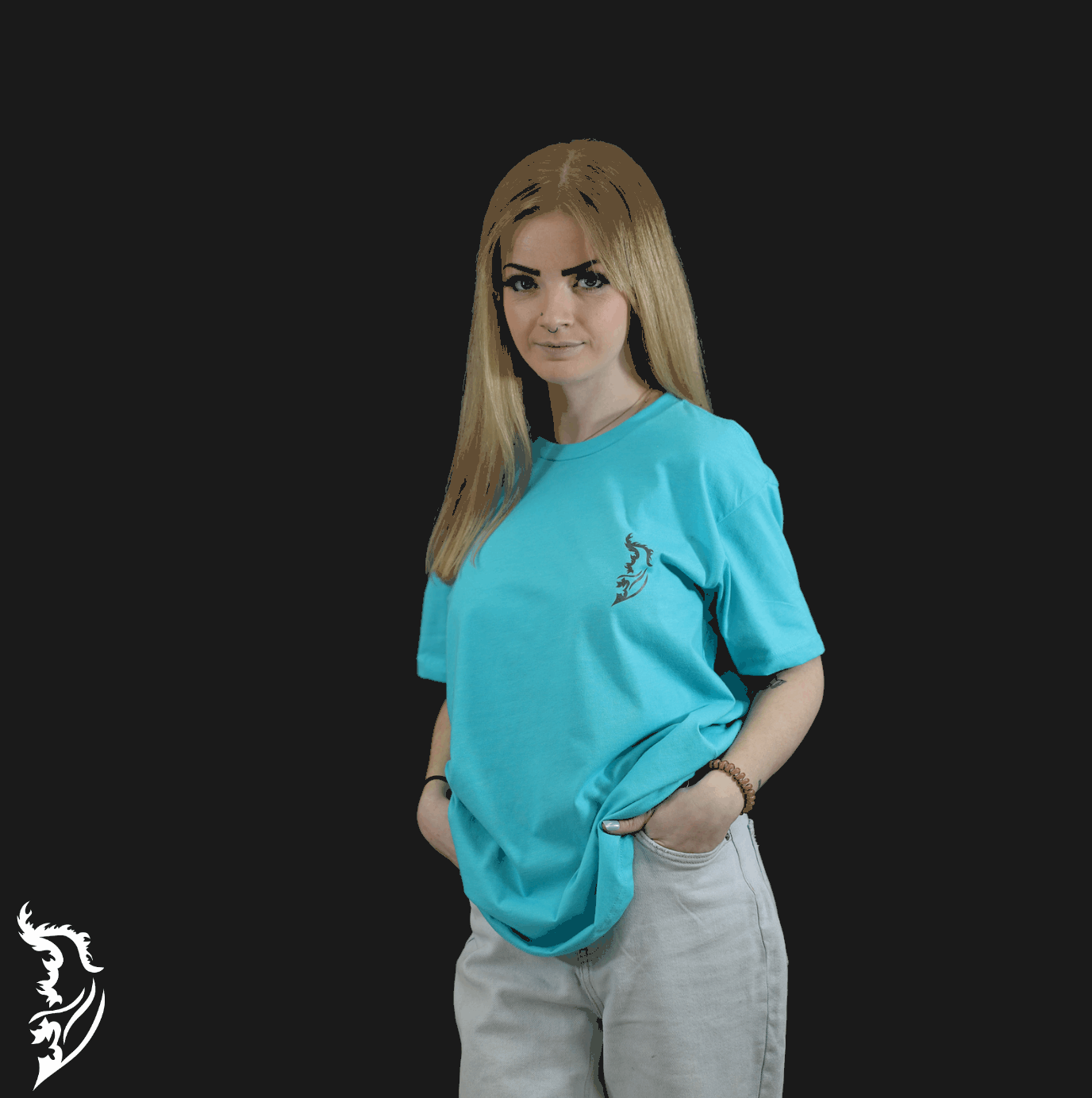 Raven Hand - drawn Men's T-Shirt