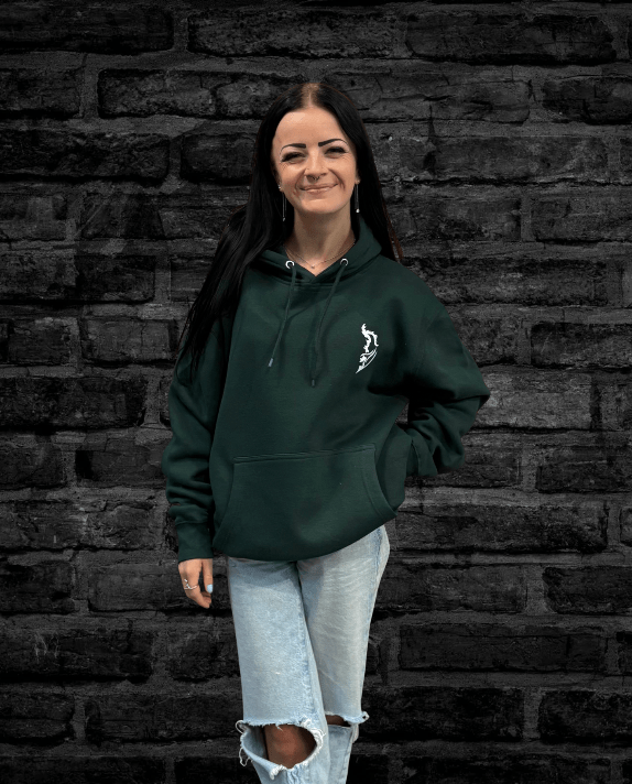 Stag Fleece Lined Hoodie – Embrace Nature’s Power and Myth