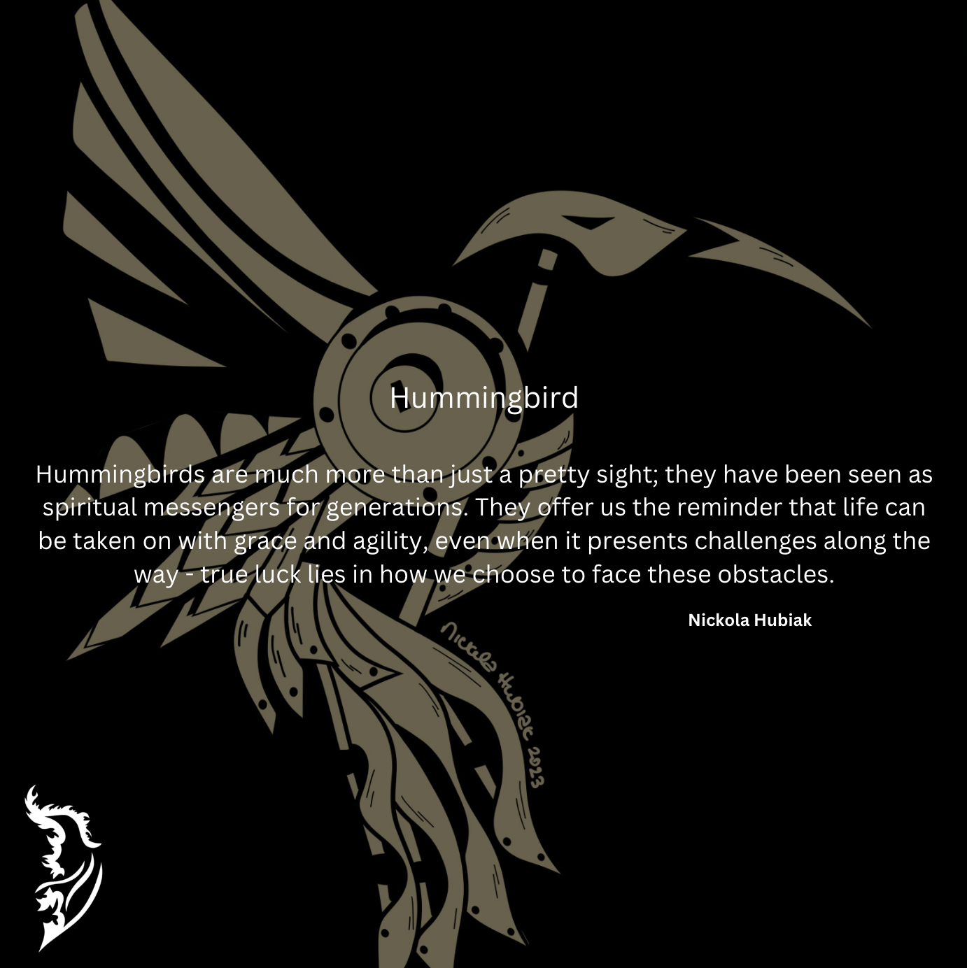 Steampunk Hummingbird T-Shirt for Women