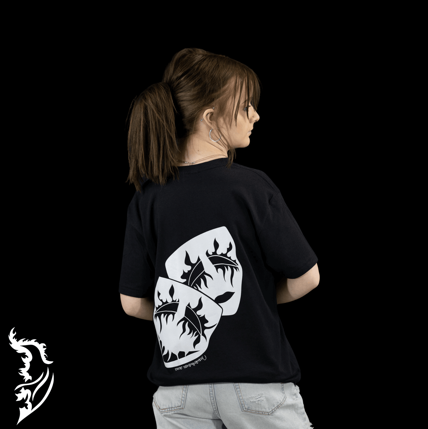 Theater Masks Hand - drawn Men's T-Shirt