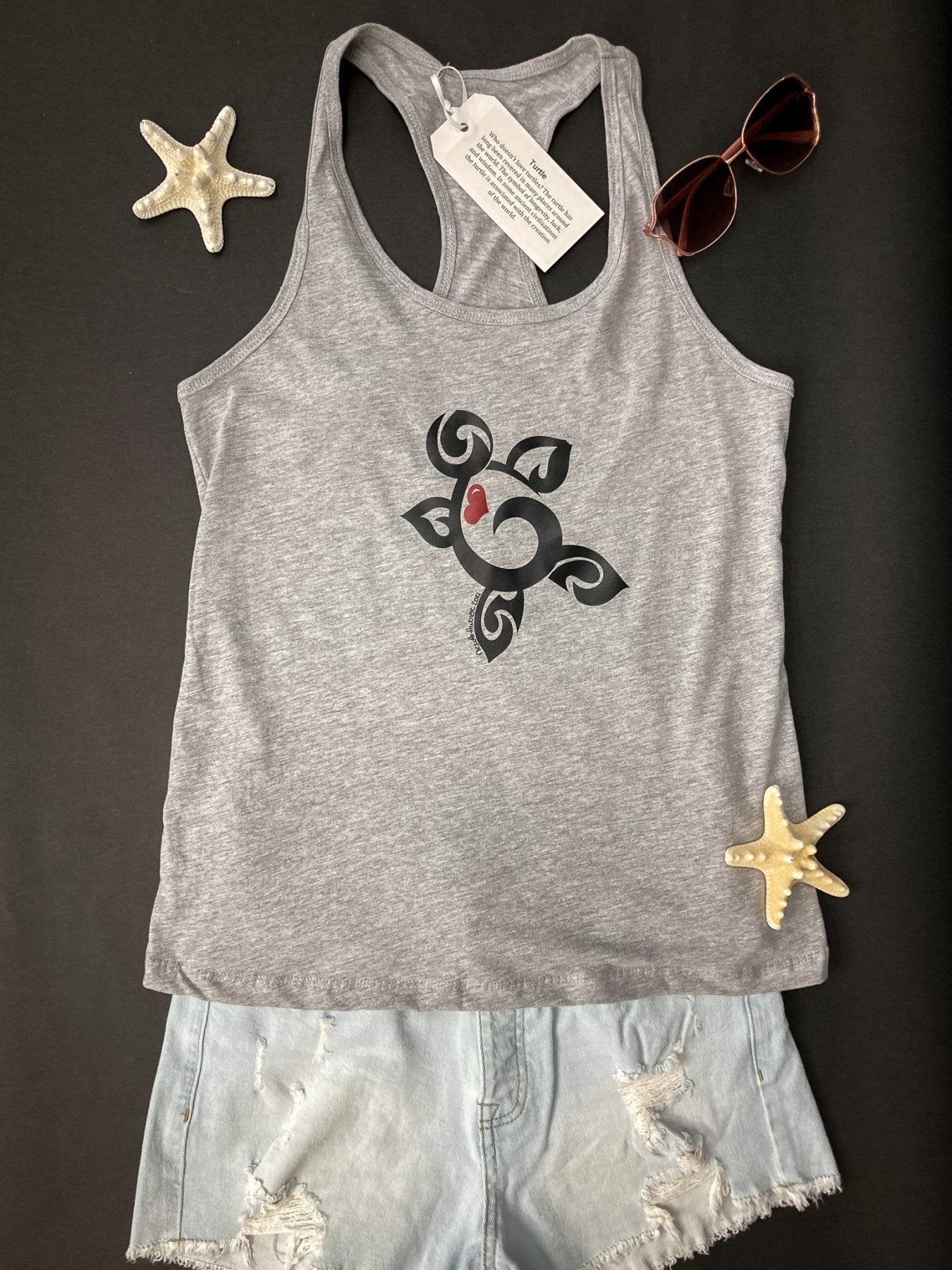 Turtle Hand - drawn Tank Top