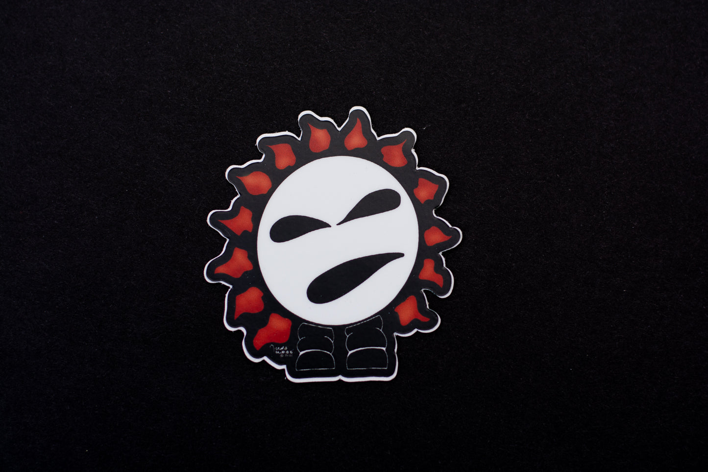 Sparky Hand-drawn Vinyl Sticker