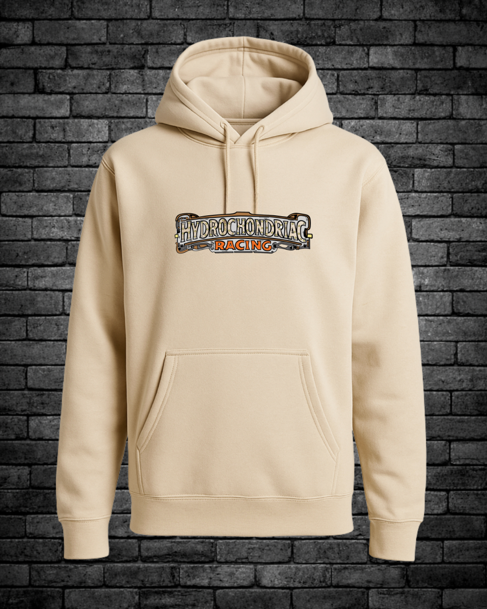 Steampunk Hydrochondriac Racing Logo on front center chest