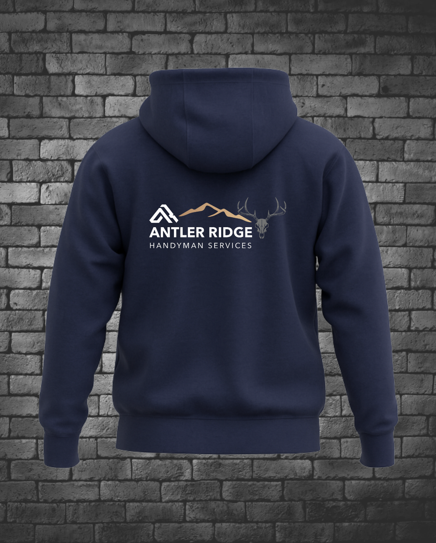 Antler Ridge Navy Pullover Hoodies | Wholesale - Street Style By Nickola