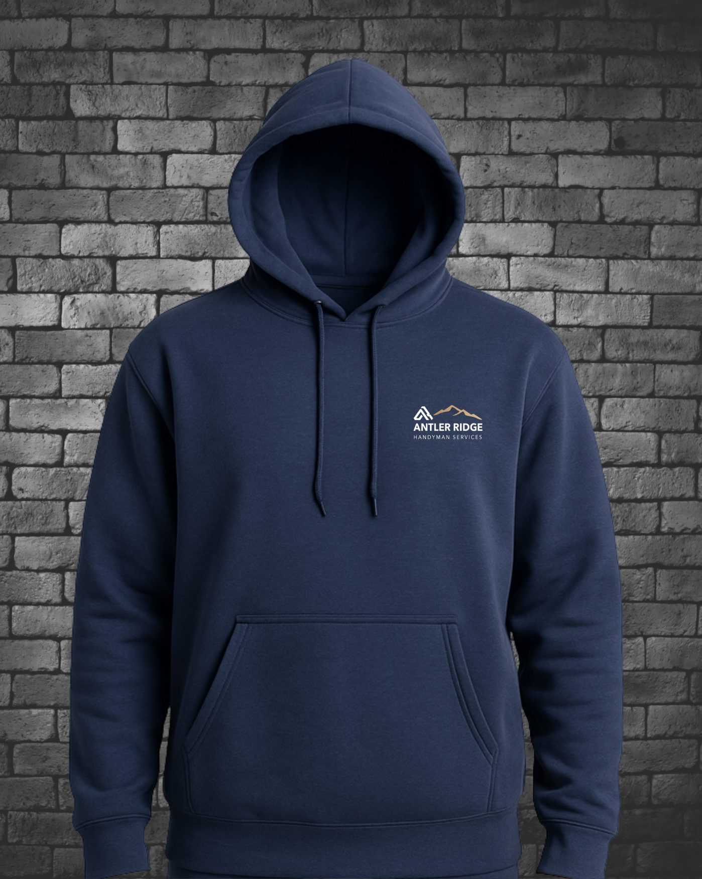 Antler Ridge Navy Pullover Hoodies Front | Wholesale - Street Style By Nickola