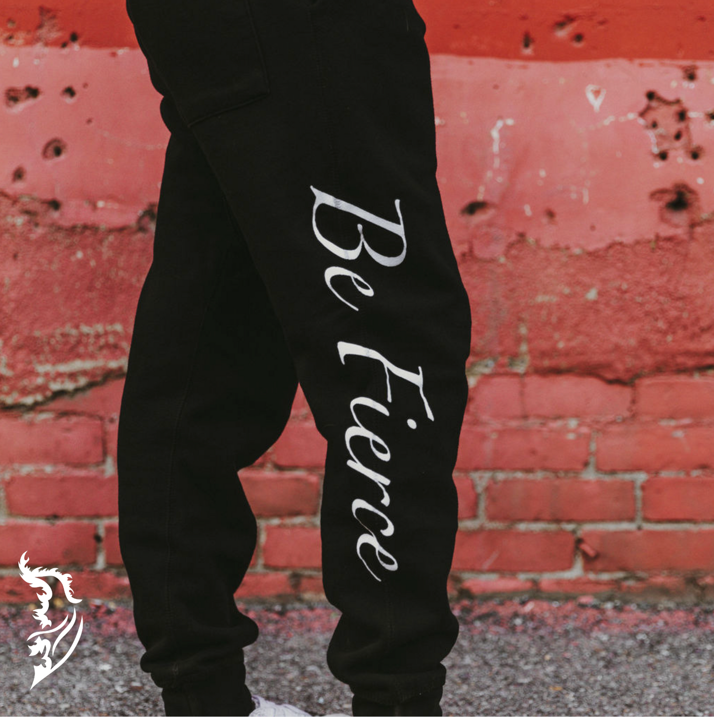 Be Fierce Tiger Hand-drawn Joggers