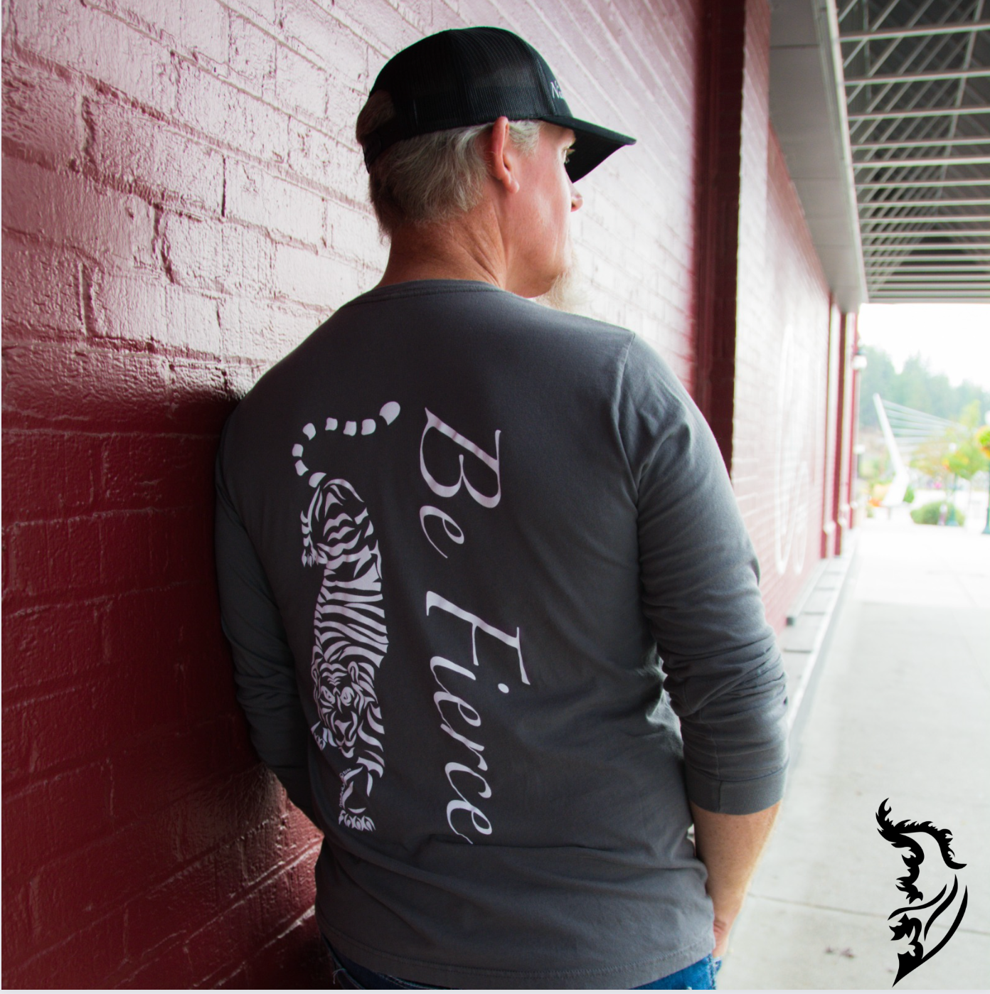 Be Fierce Tiger Hand-drawn Long Sleeve