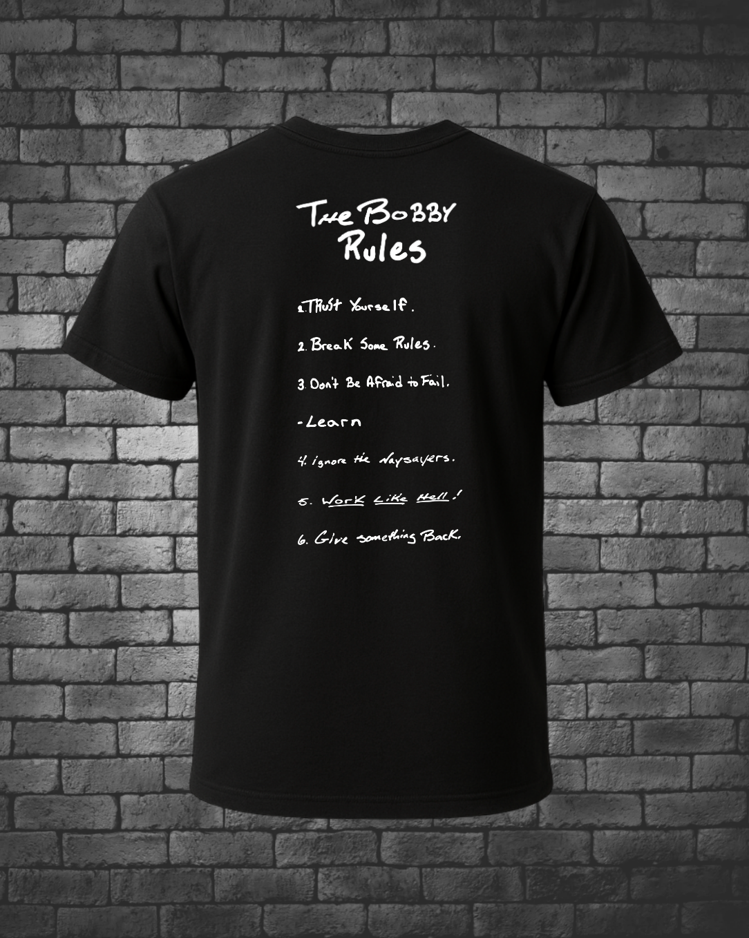 The Bobby Rules Men's T-Shirt | Wholesale - Street Style By Nickola