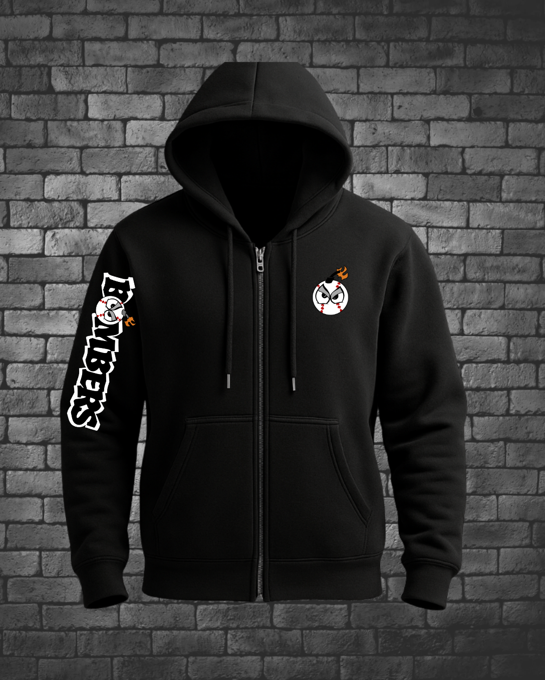 Bombers Zip Hoodie - Street Style By Nickola