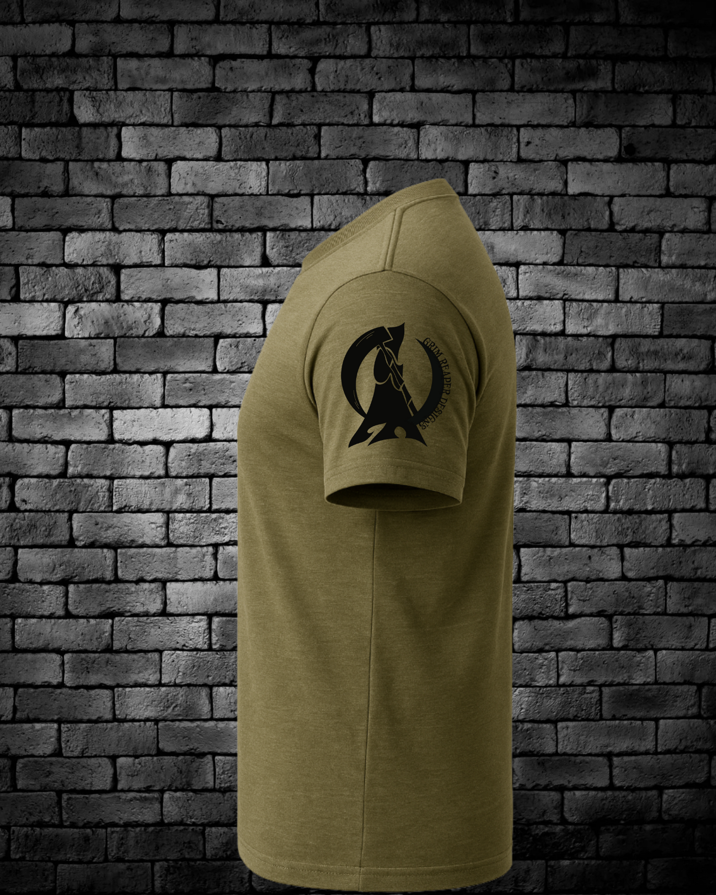 Grim Reaper Designs on Right Sleeve