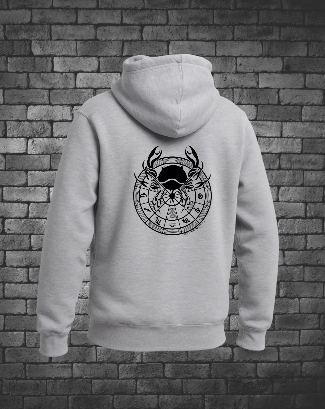 This Hoodie features a hand-drawn Cancer design that celebrates resilience, loyalty, and confidence. Made for those who feel deeply and stand strong, this hoodie is more than a statement—it’s armor.