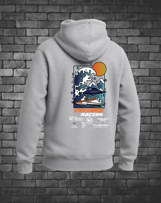 Hydrochondriac Racing Fleece Lined Hoodie - Street Style By Nickola