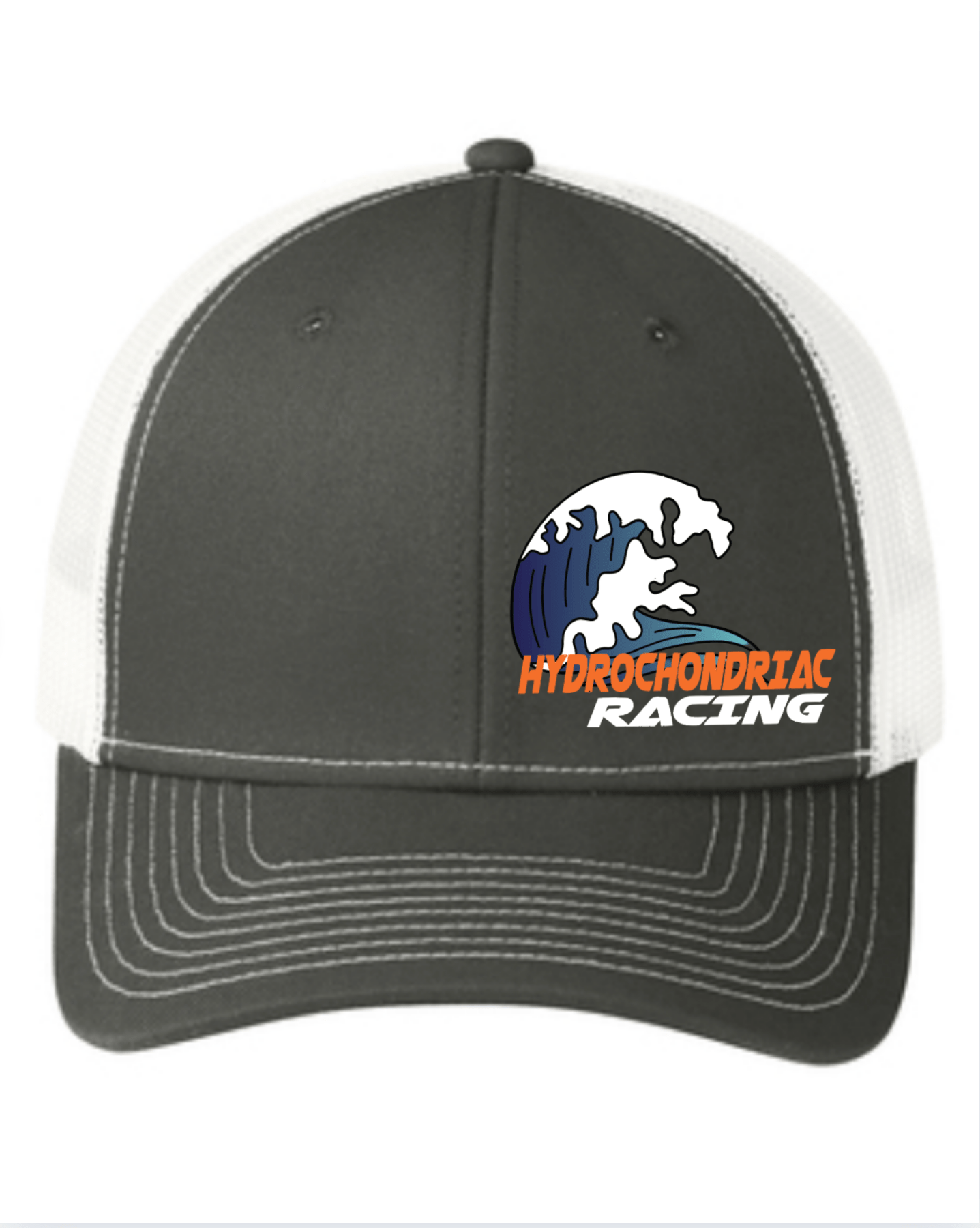 Hydrochondriac Racing 2025 Logo on right front of hat