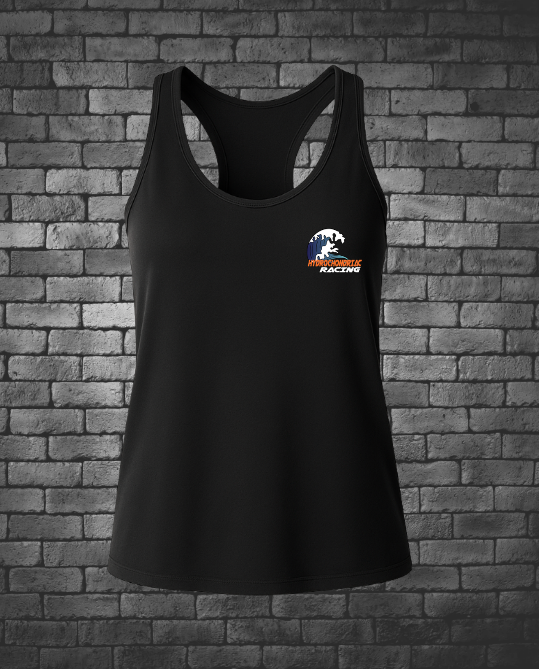 Hydrochondriac Racing 2025 Logo on front left chest