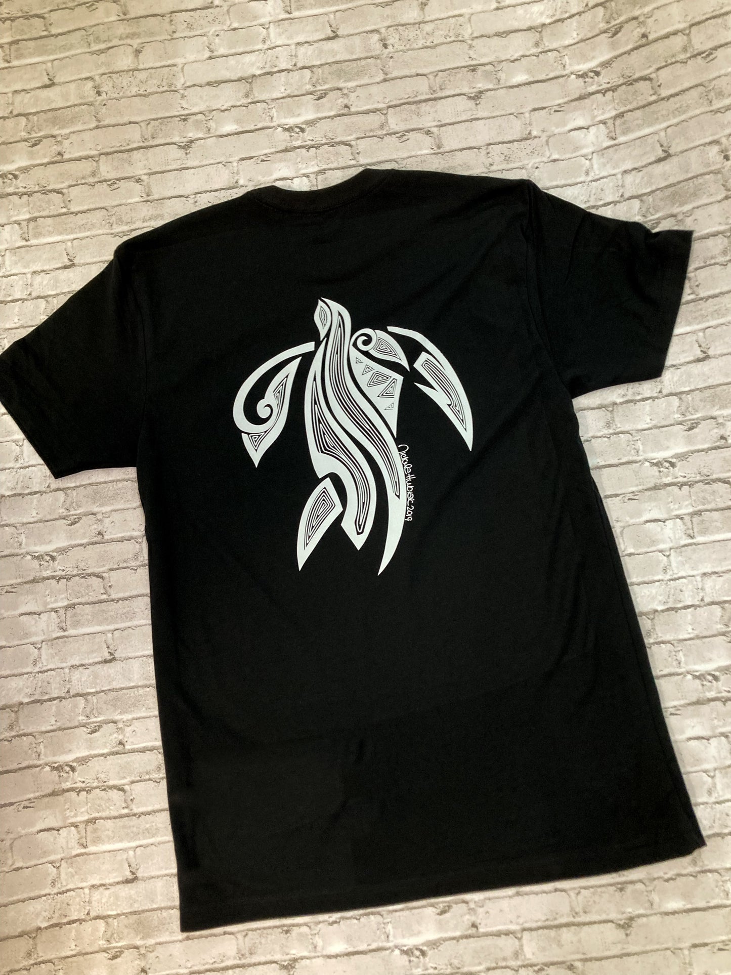 Tribal Turtle Hand-drawn Men's T-Shirt