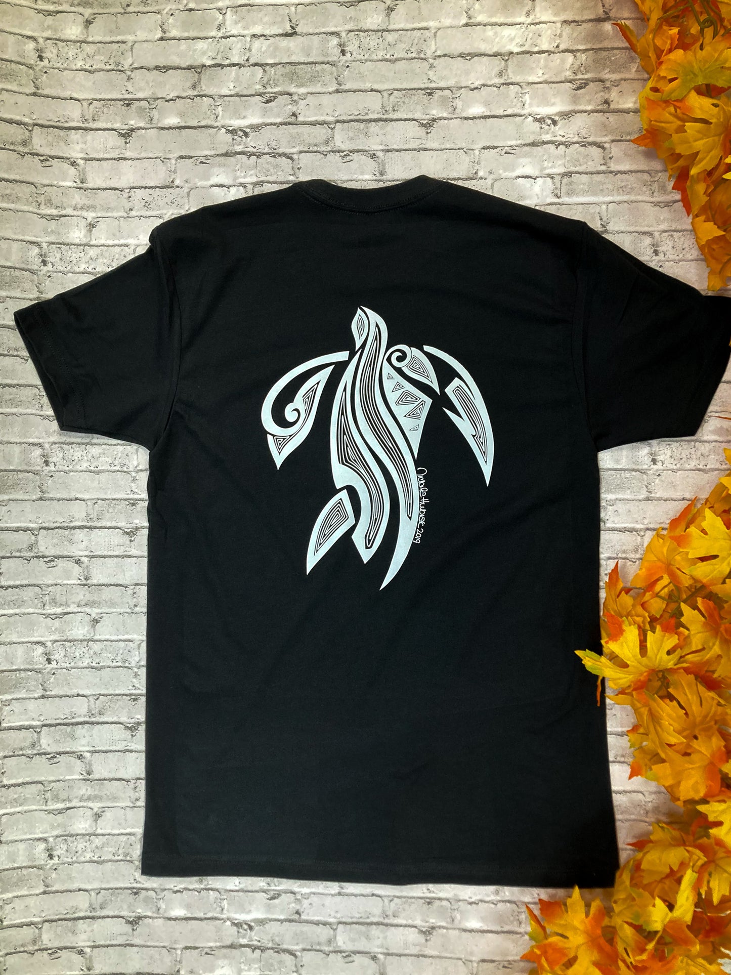 Tribal Turtle Hand-drawn Men's T-Shirt