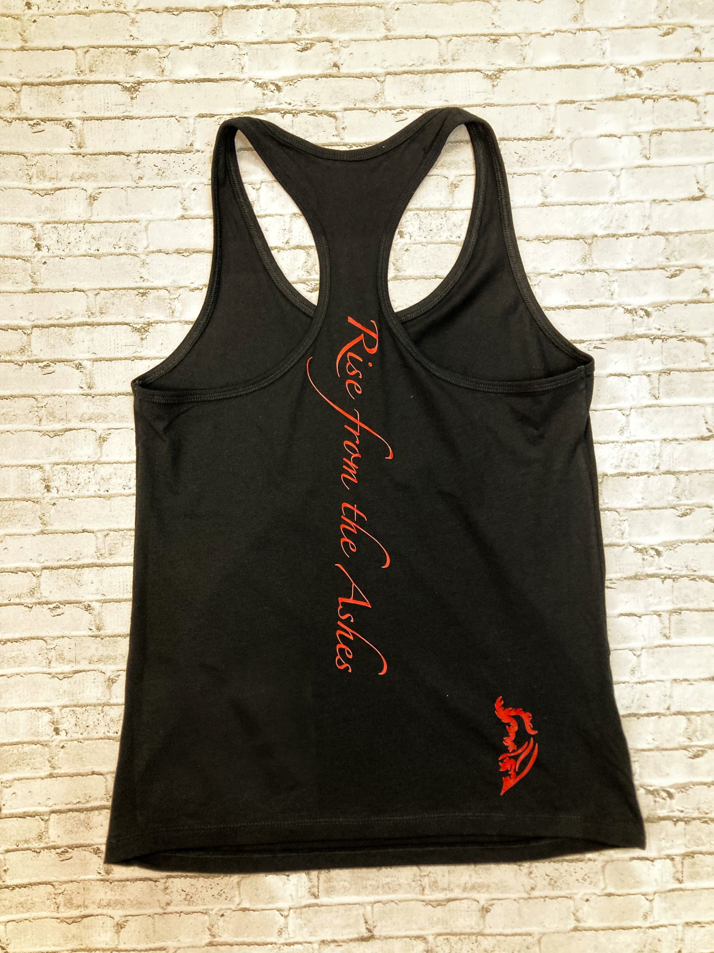 Phoenix Hand-drawn Ladies Racer Back Tank Top