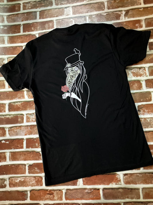 Plague Doctor Hand-drawn Men's T-Shirt