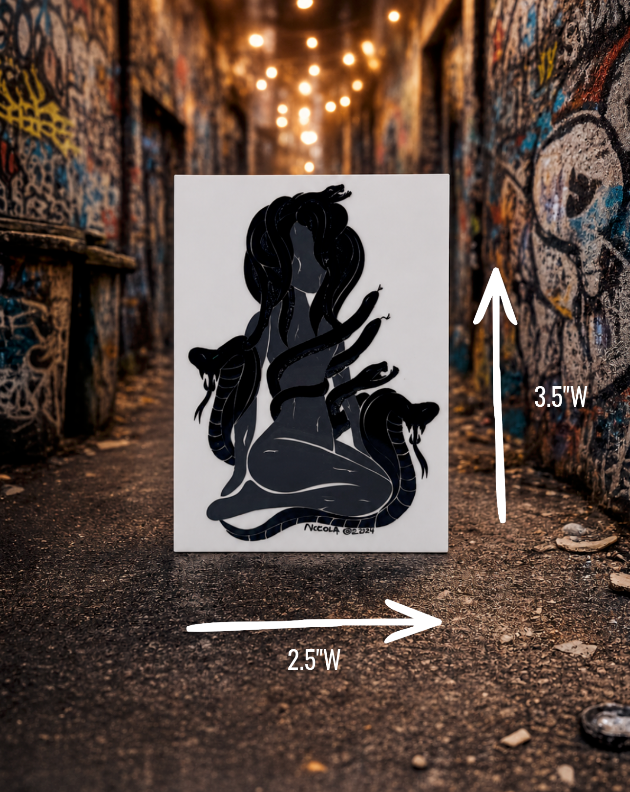 2.5" W x 3.5" H