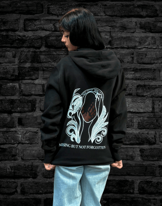Missing but Not Forgotten Hand-drawn Hoodie - Street Style By Nickola