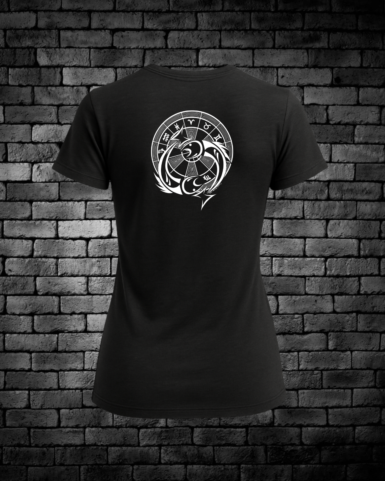 Introducing our hand-drawn zodiac design! Pisces, the 12th sign of the zodiac, represents the beautiful bridge between the dream world and reality. Known for creativity, empathy, and deep spiritual energy—this design captures the heart of what it means to be a Pisces.
Black T-shirt with design drawn in white