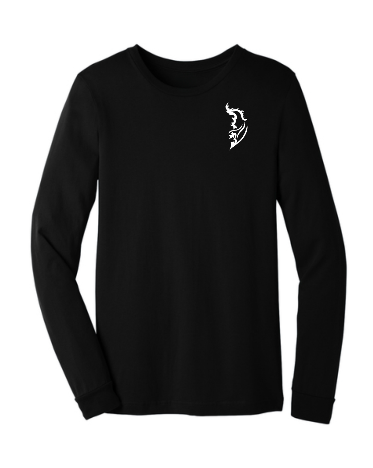 White Angel Wing Logo front left chest