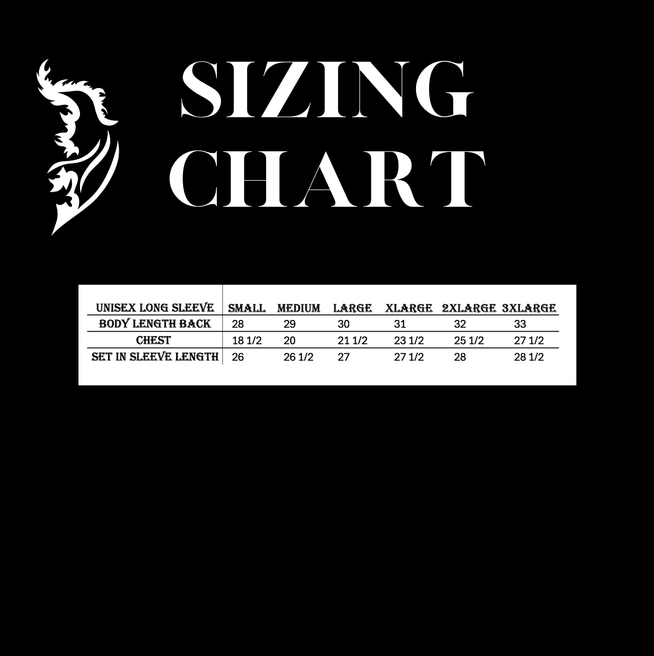 US Sizing Chart