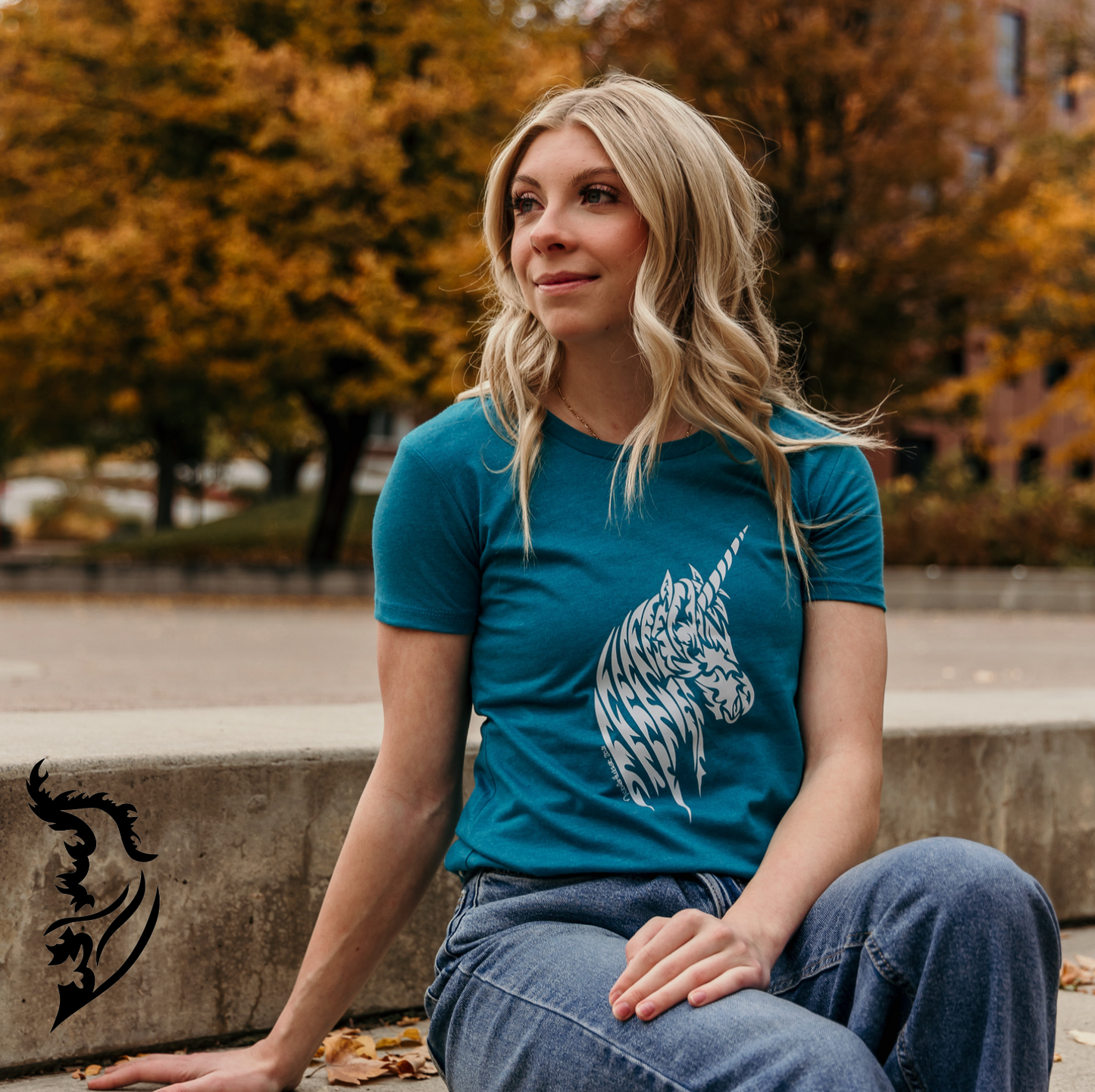 The Unicorn Hand-drawn Ladies T-Shirt