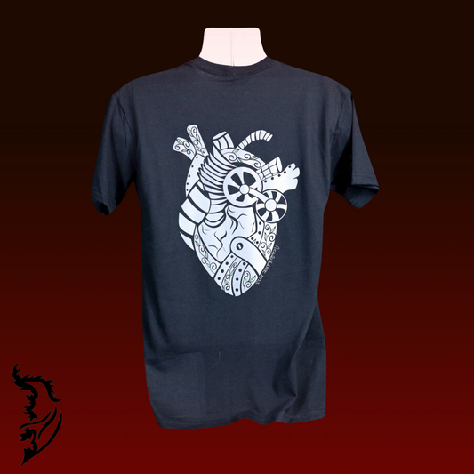 Steampunk Heart Hand-drawn Men's T-Shirt