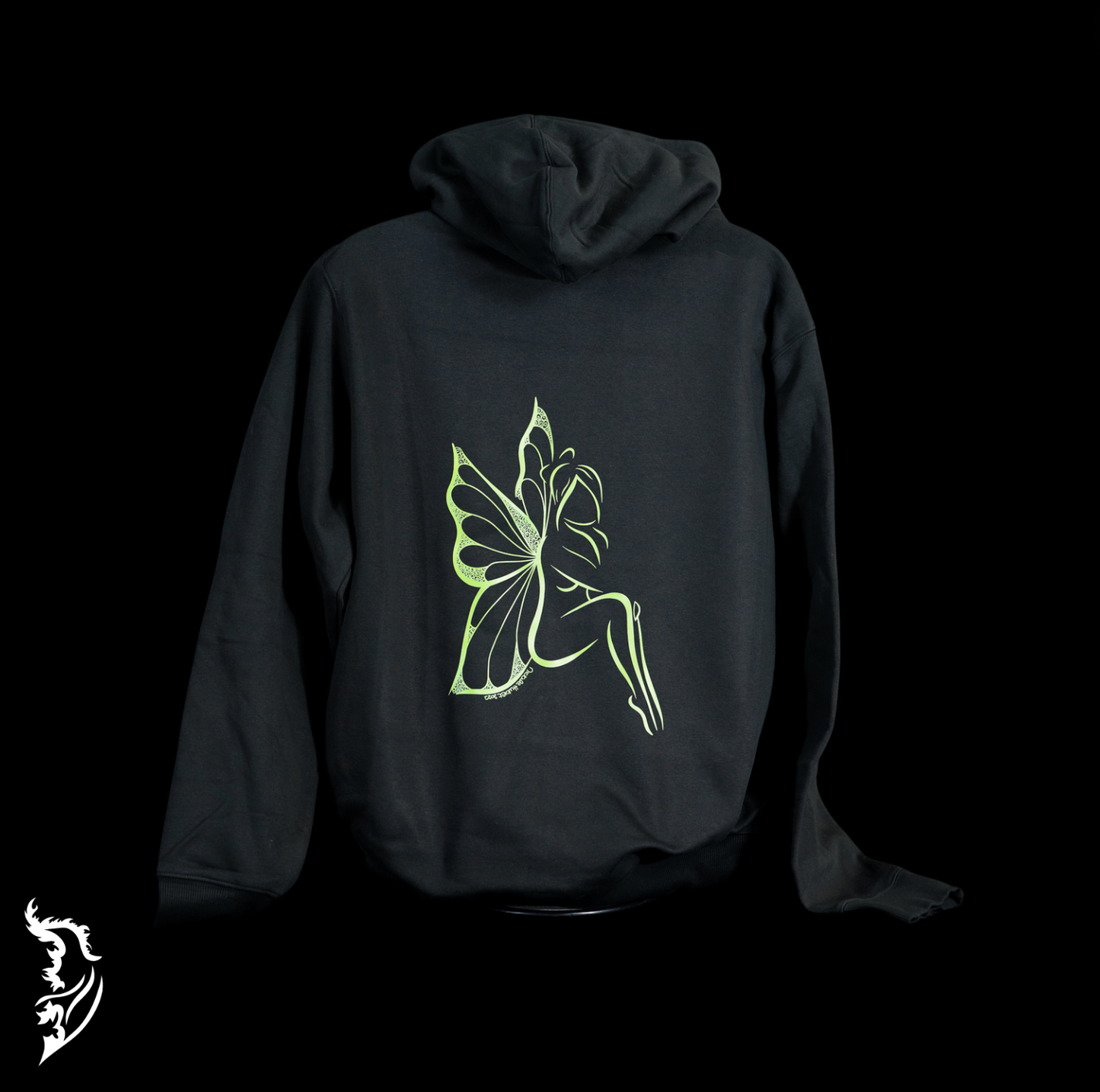 Butterfly Fairy Zip Up Fleece-Lined Hoodie