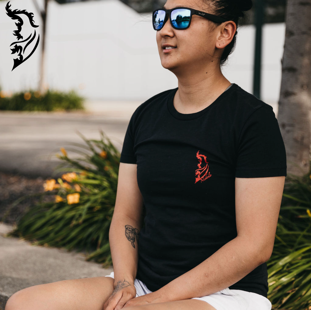 Phoenix Hand-drawn T-Shirt | Ladies