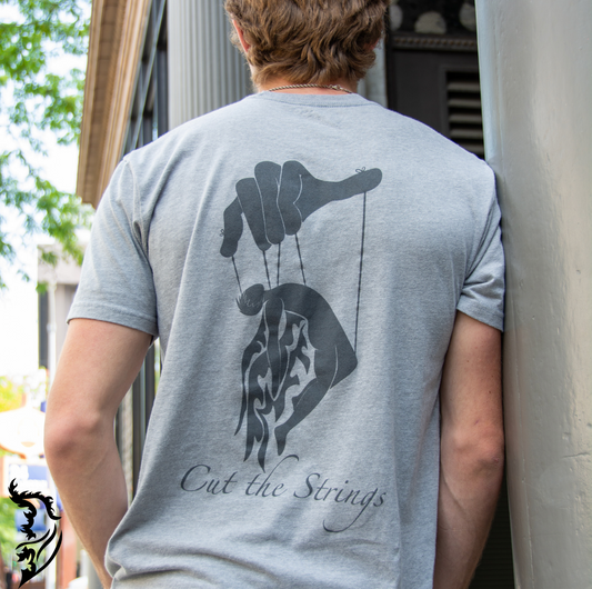 Cut the Strings Hand-drawn T-Shirt | Men's