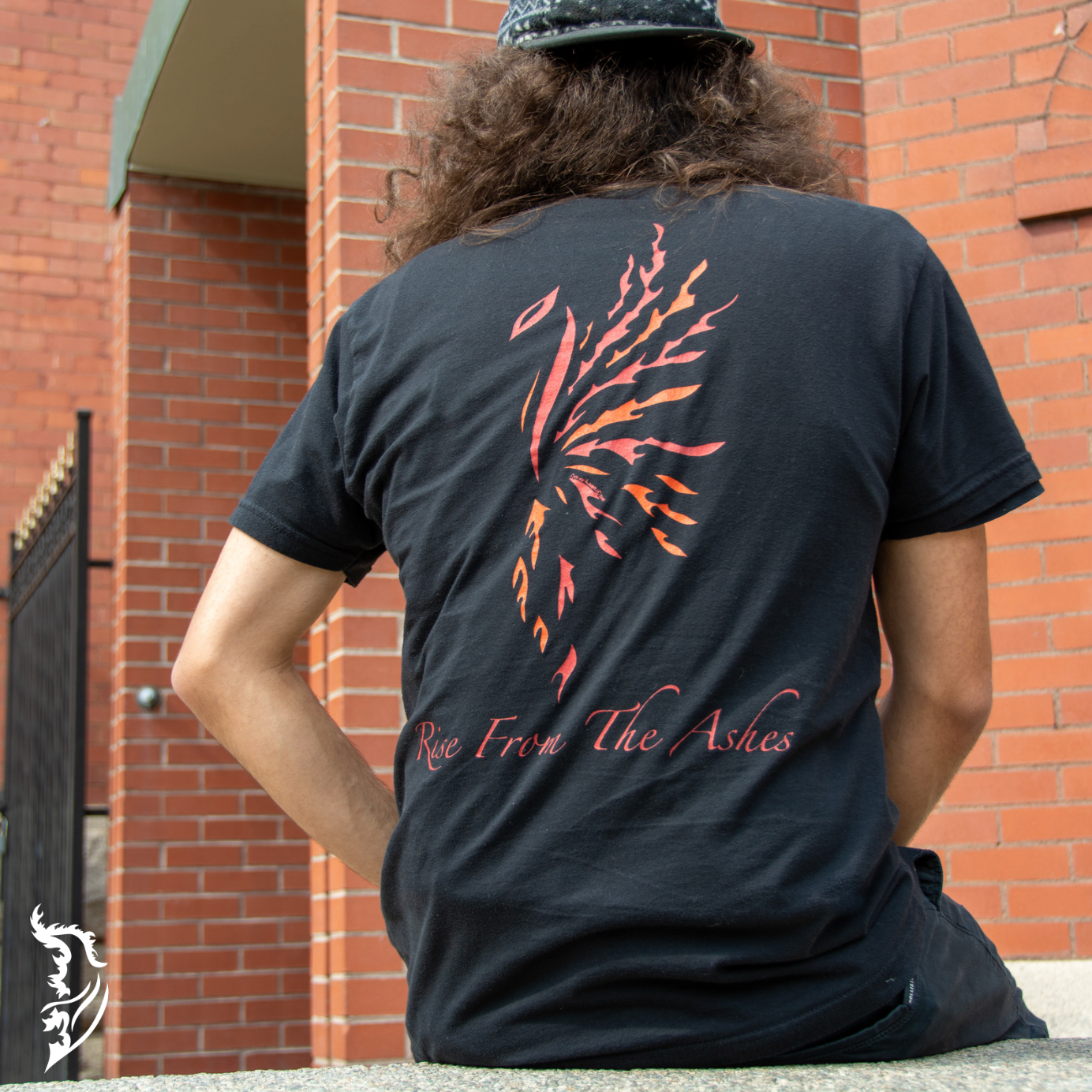 Phoenix Hand-drawn T-Shirt | Mens