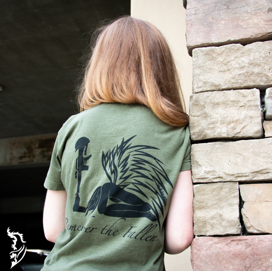 Remember the Fallen Hand-drawn T-Shirt | Ladies