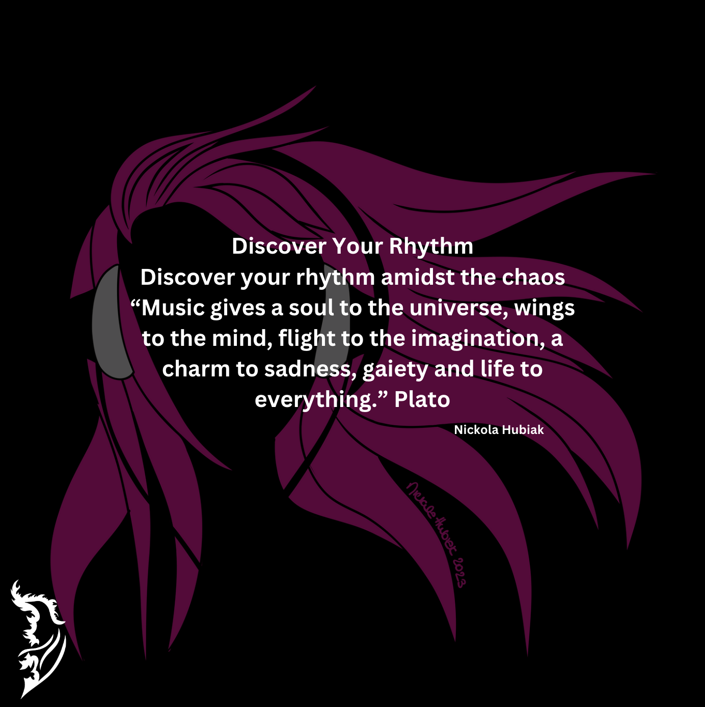 Discover Your Rhythm Hand-drawn Fleece Hoodie