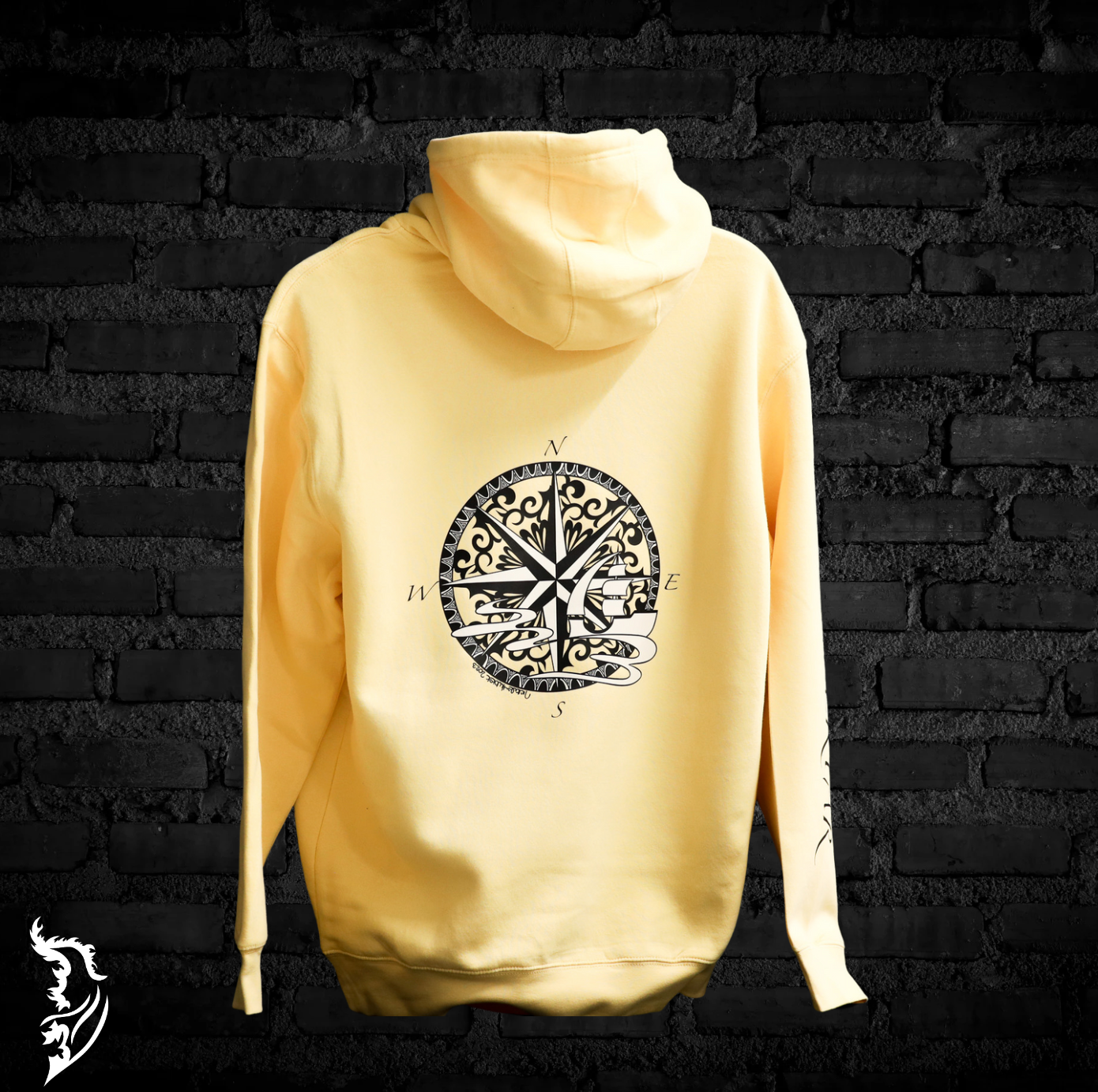 Wander Far Hand-drawn Hoodie